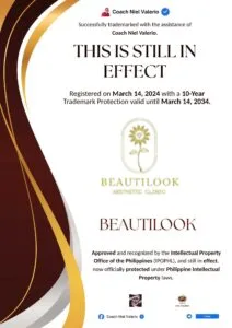 BEAUTILOOK trademark announcement