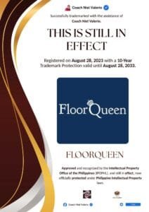 Floorqueen trademark announcement